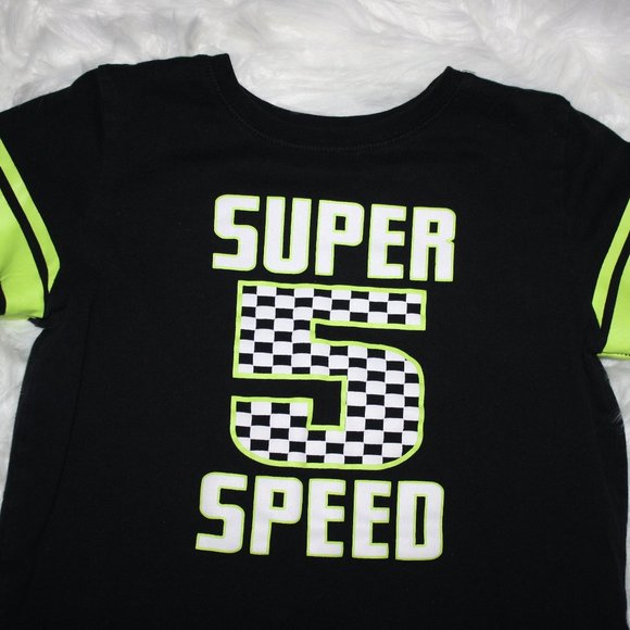 3/$15 Okie Dokie Boy's Black Tee Size XL(7) - Picture 2 of 4